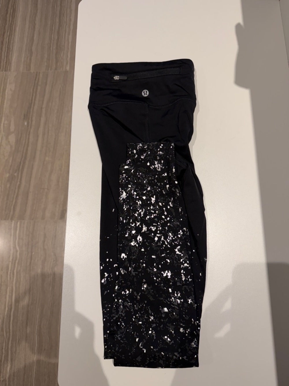 lululemon athletica Black & White Speckled Leggings
